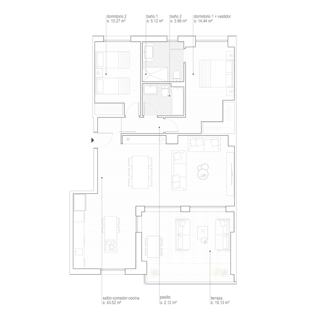 Ático Gran MO tipo P