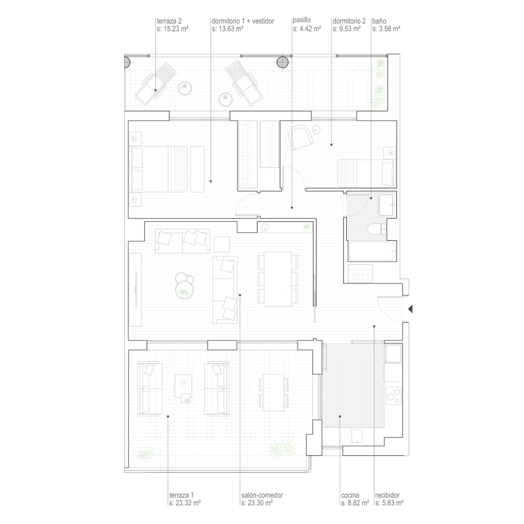 Ático Gran MO tipo R